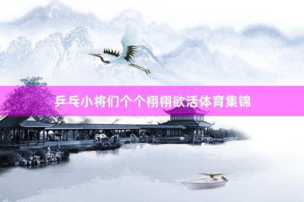 乒乓小将们个个栩栩欲活体育集锦