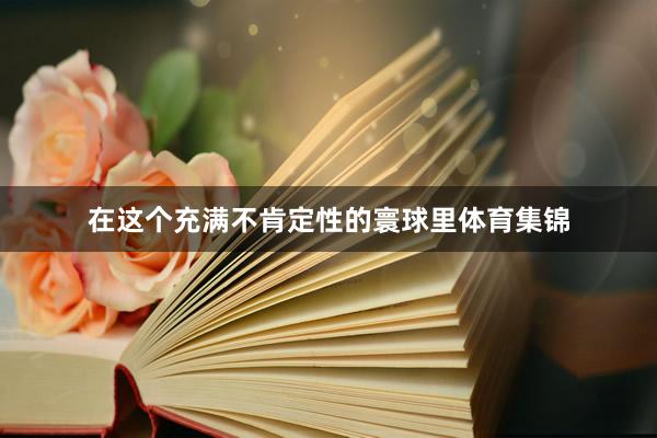 在这个充满不肯定性的寰球里体育集锦