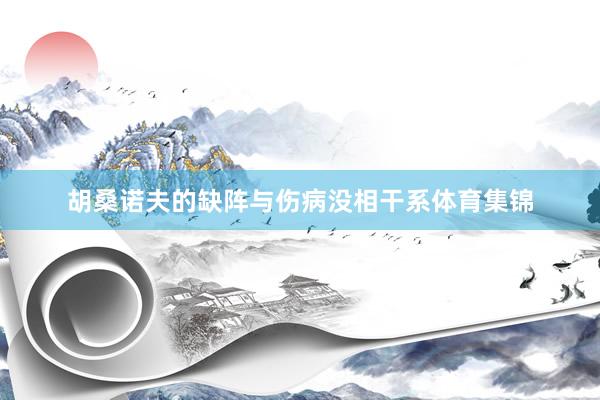 胡桑诺夫的缺阵与伤病没相干系体育集锦