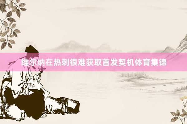 维尔纳在热刺很难获取首发契机体育集锦