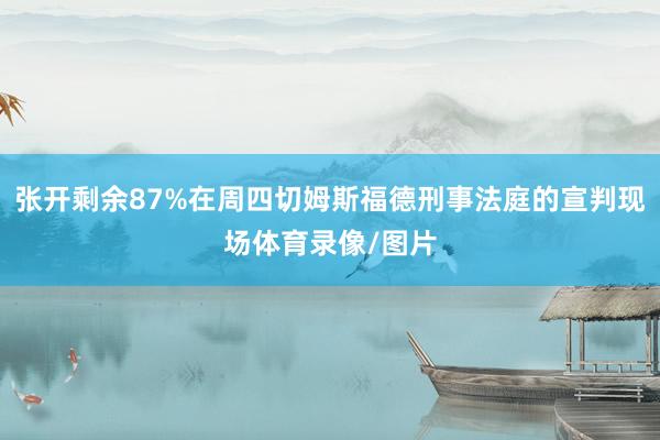 张开剩余87%在周四切姆斯福德刑事法庭的宣判现场体育录像/图片