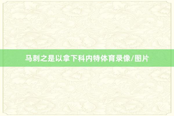 马刺之是以拿下科内特体育录像/图片