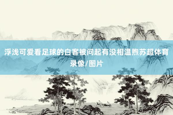 浮浅可爱看足球的白客被问起有没相温煦苏超体育录像/图片