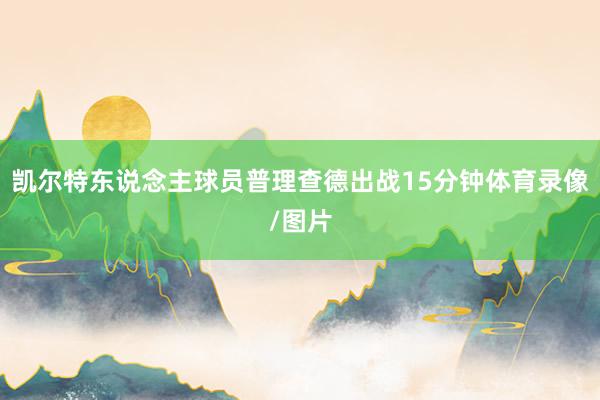 凯尔特东说念主球员普理查德出战15分钟体育录像/图片